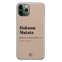 iPhone 11 Pro siliconen hoesje - Hakuna matata - thumbnail