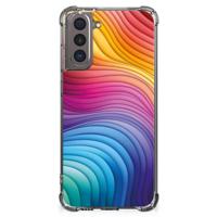 Shockproof Case voor Samsung Galaxy S21 Regenboog - thumbnail