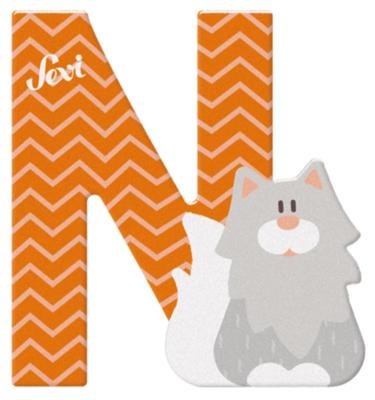 Sevi letter n norwegian forest cat: 10 cm (83014)