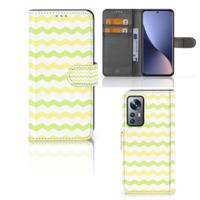 Xiaomi 12 | 12X | Telefoon Hoesje | Waves Yellow - thumbnail