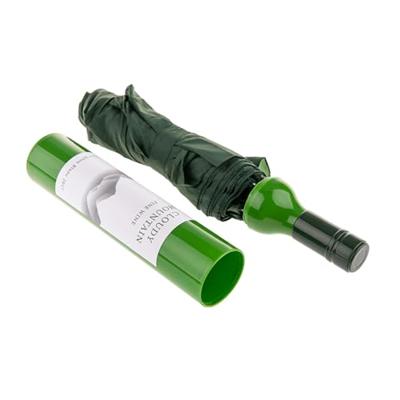 Opvouwbare paraplu - Witte wijnfles - Zakformaat Opvouwbare paraplu - Witte wijnfles - Zakformaat