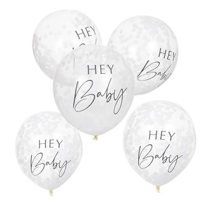 Ginger Ray BAB-125 Botanical Baby Confetti Ballonnen