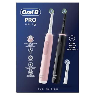 Oral B Pro 3 3900N Tandenborstel Zwart - thumbnail