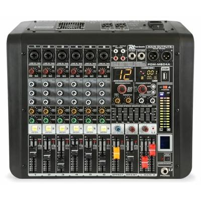 Power Dynamics PDM-M604A 6kanaals mixer met versterker