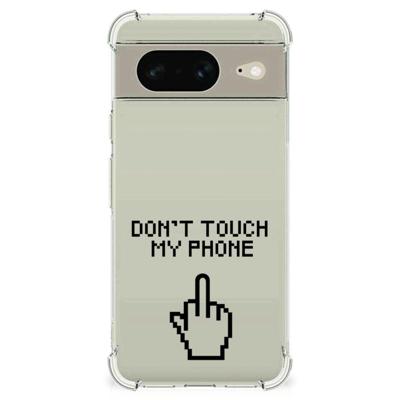 Google Pixel 8 Anti Shock Case Finger Don't Touch My Phone Google Pixel 8 Anti Shock Case Finger Don't Touch My Phone