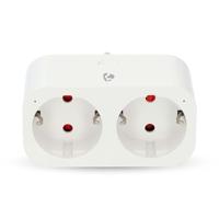 SmartLife Slimme Stekker | Wi-Fi | Energiemeter | 3680 W | Type F (CEE 7/7) | 0 - 55 °C | Android™ / IOS | Wit | 1 Stuks - thumbnail