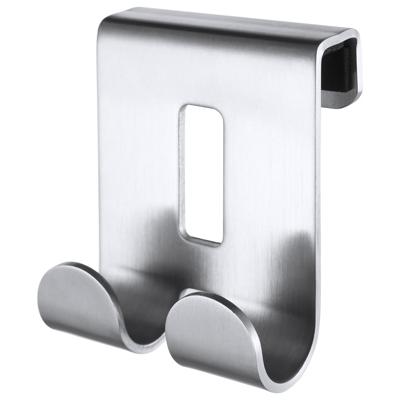 Handdoekhaak Dubbel Haceka Selection 50x65 mm RVS Mat Chroom Haceka