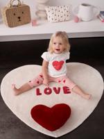 Effen geribbelde legging voor baby rozen - thumbnail