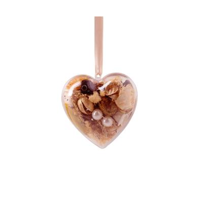 Vaessen Creative • plastic hart potpourri 2-delig 8cm 10x