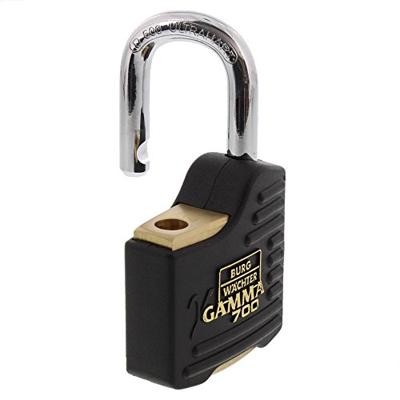 Burg Wächter Gamma 700 55 SB Hangslot Verschillend sluitend Messing, Zwart Hangslot voor profielcilinder