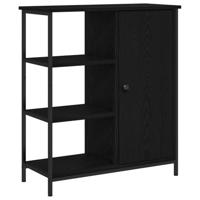 Dressoir Zwart Eiken 70 x 30 x 80 cm - thumbnail