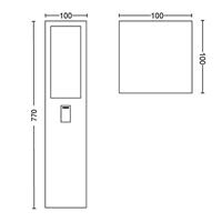 Philips Lighting Hue Impress Staande LED-lamp voor buiten LED vast ingebouwd 16 W N/A - thumbnail