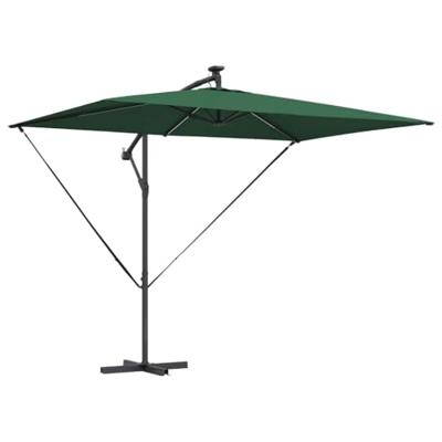 Cantilever Banana Parasol met slot Groen 294 x 200 x 254 cm Cantilever Banana Parasol met slot Groen 294 x 200 x 254 cm