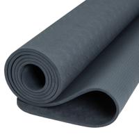 Spiru TPE Yogamat Antraciet- Extra Dik - 6 mm - 183 x 61 cm - thumbnail