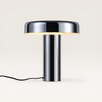 Tafellamp Arcena cromo - Paddenstoel lamp in chrome van metaal voor binnen - Zonder lichtbron - thumbnail