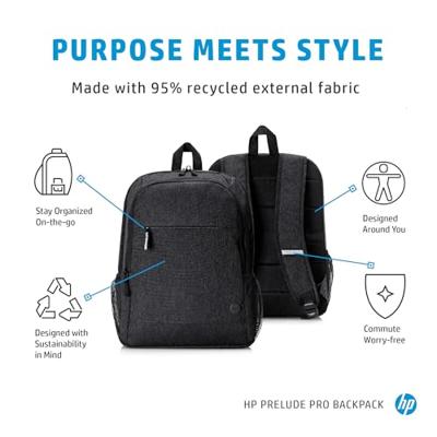 HP Prelude Pro Laptoprugzak Geschikt voor max. (laptop): 39,6 cm (15,6) Donkergrijs HP Prelude Pro Laptoprugzak Geschikt voor max. (laptop): 39,6 cm (15,6) Donkergrijs