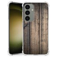 Samsung Galaxy S24 Stevig Telefoonhoesje Steigerhout - thumbnail