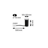 Paulmann 94366 Vloerinbouwlamp LED 2 W RVS (geborsteld) - thumbnail