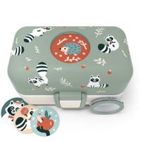 Kinderlunchbox - MONBENTO - 3 vakken - BPA-vrij - MB Tresor Raccoon - thumbnail