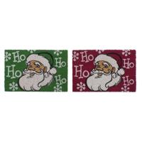 Deurmat DKD Home Decor Kerstmis PVC Kerstman Kokosvezel (60 x 40 x 1,5 cm) (2 Stuks) - thumbnail