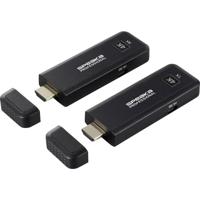 SpeaKa Professional SP-TR-450 Draadloze HDMI-set 50 m 2.4 GHz, 5 GHz 3840 x 2160 Pixel Geïntegreerde LED-weergave - thumbnail