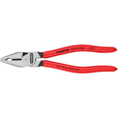 Knipex Kracht-Kombitang zwart geatramenteerd met kunststof bekleed 200 mm - 0201200 Knipex Kracht-Kombitang zwart geatramenteerd met kunststof bekleed 200 mm - 0201200