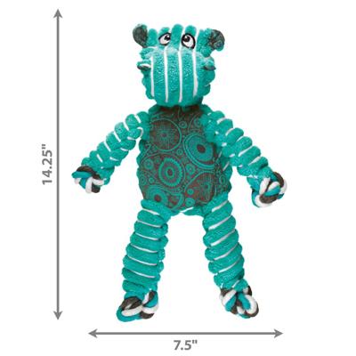 KONG FLOPPY KNOTS HIPPO 19X8,5X36 CM