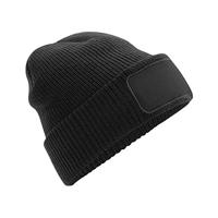 Beechfield CB440 Thinsulate™ Patch Beanie - Graphite Grey - One Size - thumbnail