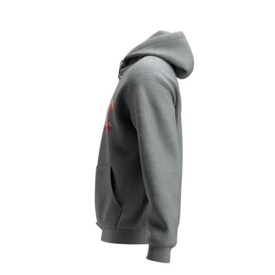 Safety Jogger ACDC Hoodie X | Lichtgrijs/Rood | Maat XXL - WI1116XXL
