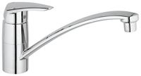 Grohe Eurodisc Keukenkraan Met Draaibare Lage Uitloop Chroom - thumbnail