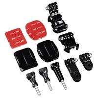 Hama accessoireset voor GoPro-camera, zwart - thumbnail