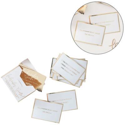 Ginger Ray icebreaker game gesprekskaartjes bruiloft set van 25 | 20 stuks