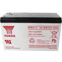 Yuasa NPW45-12 Loodaccu 12 V 8.5 Ah Loodvlies (AGM) (b x h x d) 151 x 97.5 x 65 mm Kabelschoen 6.35 mm Geringe zelfontlading, Onderhoudsvrij, Cyclusbestendig - thumbnail