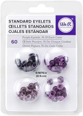 We R Makers • standard eyelets purple 60pcs