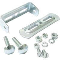 Steco u-beugel u-bracket silver pletscher plate - thumbnail