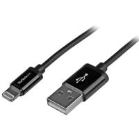 StarTech.com 1 m zwarte Apple 8-polige Lightning connector naar USB-kabel voor iPhone / iPod / iPad - thumbnail