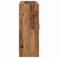 Wandkast 2 pcs Oudhout 69,5 x 34 x 90 cm Bewerkt hout - thumbnail
