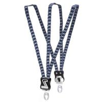 Simson snelbinder 28 inch 3-binds 53 cm elastaan blauw/wit - thumbnail