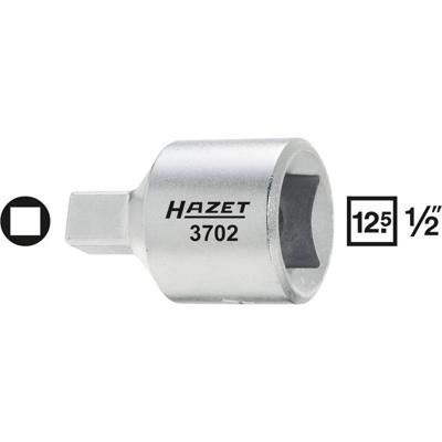 HAZET Carter-dopsleutelbit 3702-1 · 1/2 inch (12,5 mm) vierkant hol · Binnen-vierkant-profiel · SW 10 mm