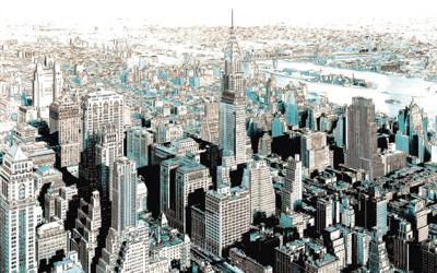 Noordwand Komar Munich Design Fotobehang Gotham - V8-771