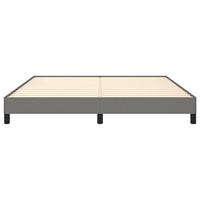 Bedframe zonder matras stof donkergrijs 180x200 cm - thumbnail