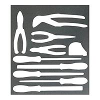 Bahco Foaminlay Fit&Go 2/3 met vijlen | tangen en rolbandmaat - 10-delig - FF1F5001 - thumbnail