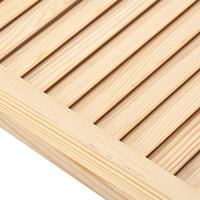Louvredeuren 2 st 39,5x49,4 cm massief grenenhout - thumbnail