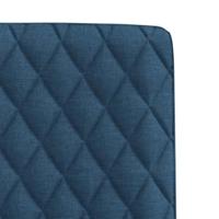 Eetkamerstoelen 2 st stof blauw - thumbnail