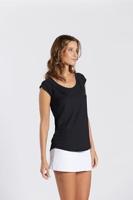 Dames Mouwloos T-shirt Ditchil Zwart - Maat: M - thumbnail