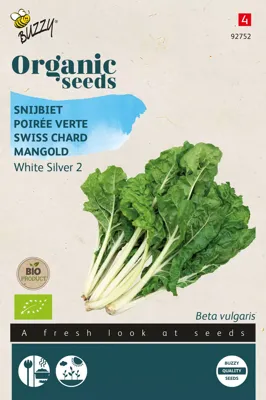 Zaden Organic Snijbiet White Silver 2 (BIO) Buzzy - Buzzy