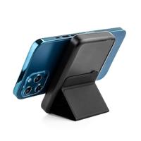 MOJOGEAR Wireless MagSafe powerbank 10.000 mAh - Magnetisch en Draadloos voor Android en iPhone - Met bureau-standaard - Zwart/Wit - thumbnail