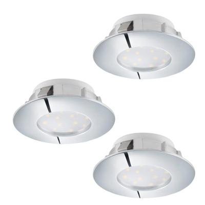 Eglo LedspotPineda (3) 3x6w - 3000K - 7,8cm dimbaar chroom - 95815