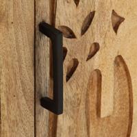 Nachtkastje 40x30x50 cm massief mangohout - thumbnail