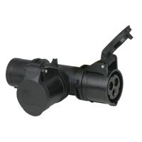 Showtec CEE 3-polig 16A T-connect stroomverdeler IP44 - thumbnail